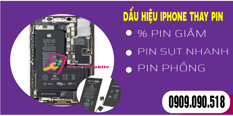 Hình 1: Dấu hiệu cho thấy bạn nên thay Pin iphone ngay